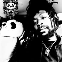 Drizzy Da Panda with the Panda 1 Nation mascot