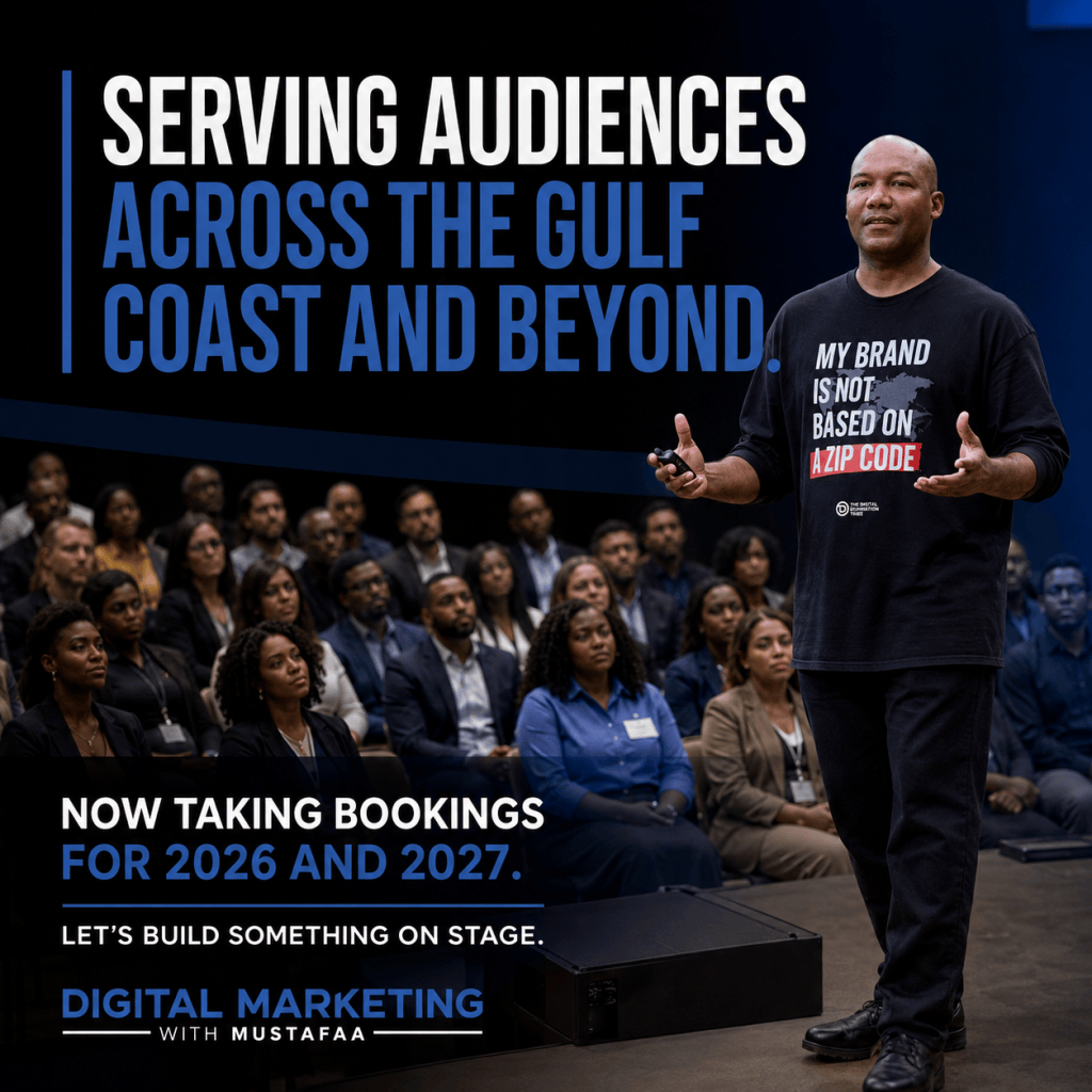 Mustafaa serving audiences across the Gulf Coast and beyond
