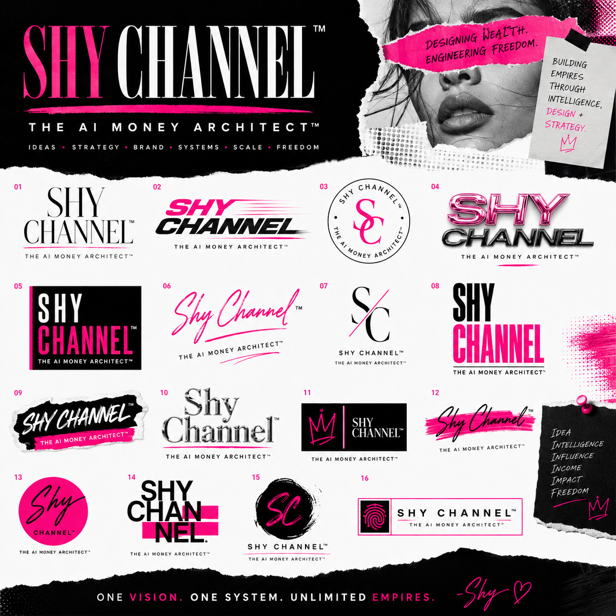 Shy Channel logo collection